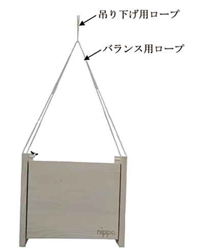 乾湿球湿度センサー用 木製センサボックス - ニッポー